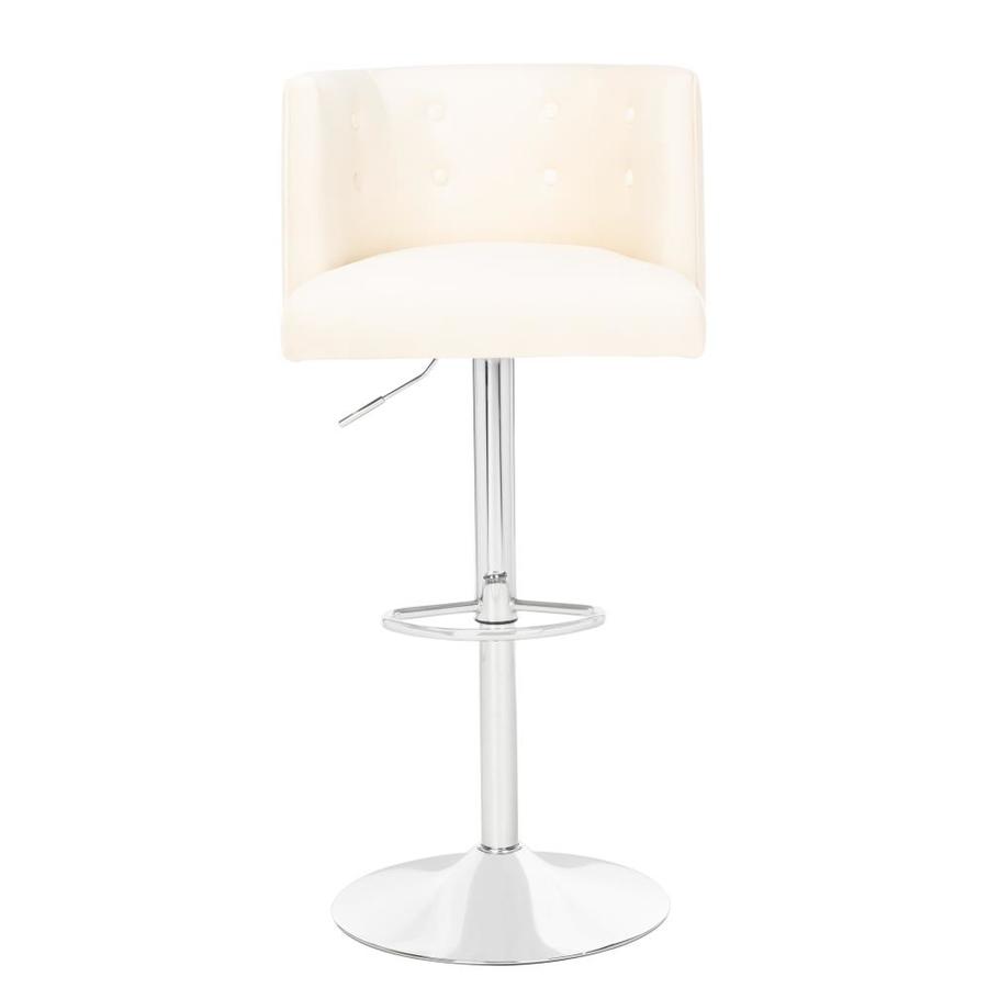 Safavieh Zayna Cream Bar Stool At Lowes Com