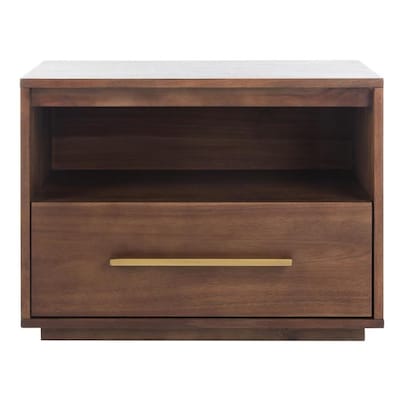 Safavieh Mallory Brown Acacia Nightstand