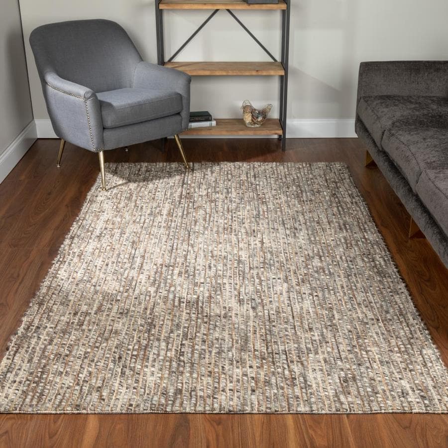 Addison Rugs Harrison 9 x 13 Mushroom Indoor Solid Farmhouse/Cottage ...