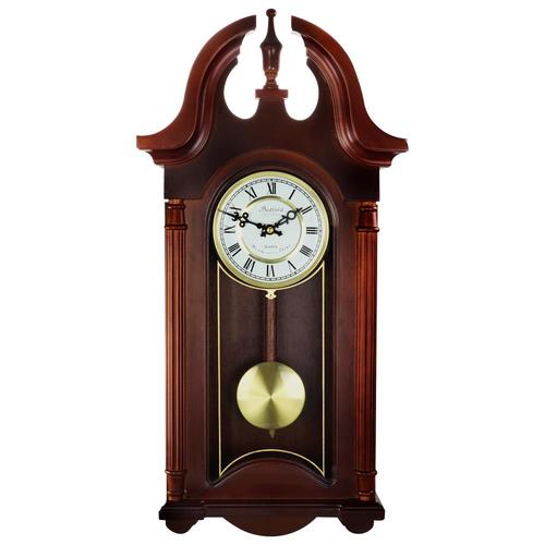 Bedford Clock Collection Analog Rectangle Wall Grandfather Clock in the ...