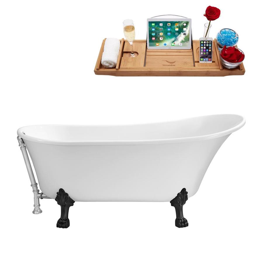 whirlpool clawfoot bathtub