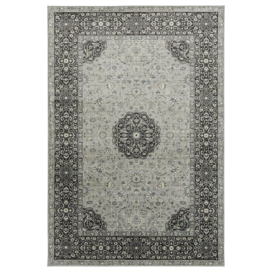Kaleen Easton Silver Indoor Mid Century Modern Throw Rug Common