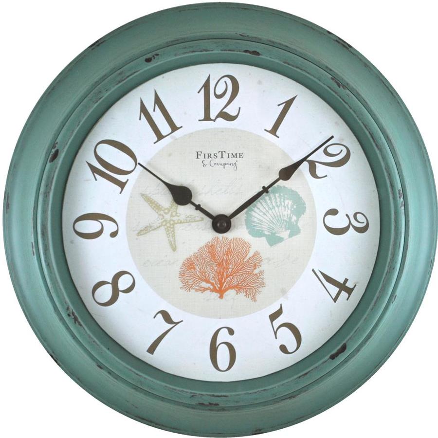firstime analog clock round lowes
