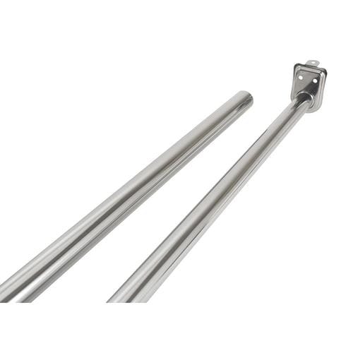 Closet Rods For Hanging Clothes, 17 To 84 Inches Stepless