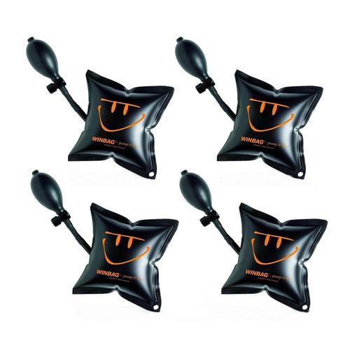 Leeofty 1 Pack Air Wedge Bag Alignment Tool Air Shim Inflatable Pry Bar Leveling Tool Max Load 353 Pounds Shim Bag for Elevating Doors Windows Metal Air Inlet Valve