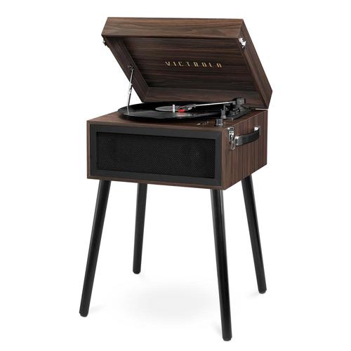 Victrola Brown Record Player Stand in the Turntables ...