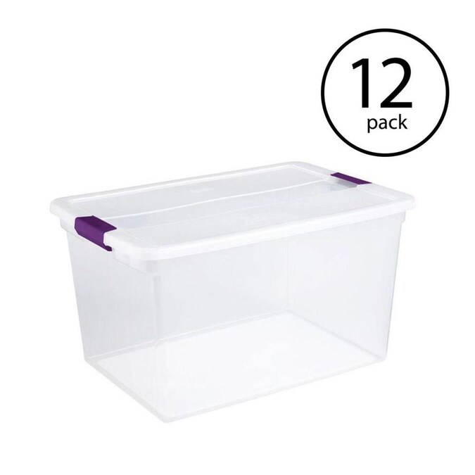 Sterilite Corporation 12 Pack 8 Gallon 32 Quart Clear Tote With Latching Lid In The Plastic Storage Totes Department At Com - Sterilite Clearview Latch Storage Container 32 Qt Sterilite Corporation 12 Pack 8 Gallon 32 Quart Clear Tote With Latching Lid In The Plastic Storage Totes Department At Com - Sterilite Clearview Latch Storage Container 32 Qt