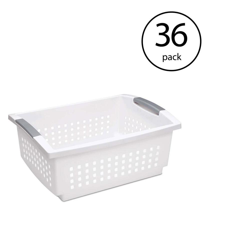 Sterilite Corporation Large Plastic Stacking Closet Organizer And