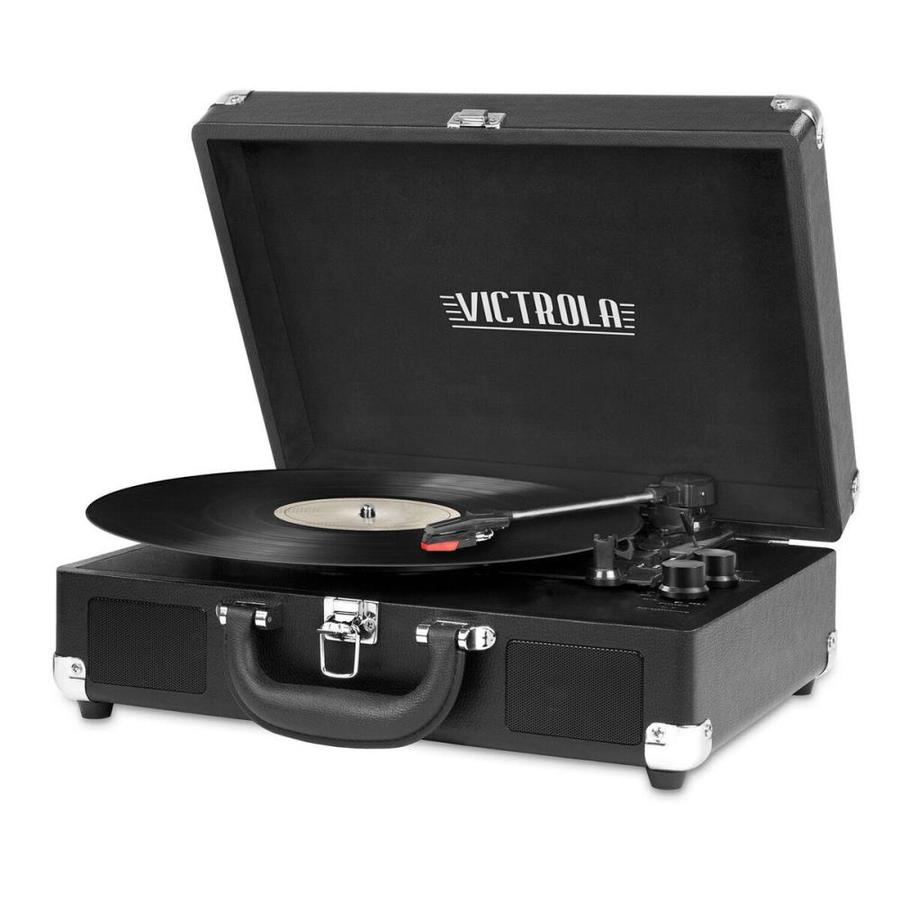 Victrola Black Turntable (Record Player) in the Turntables