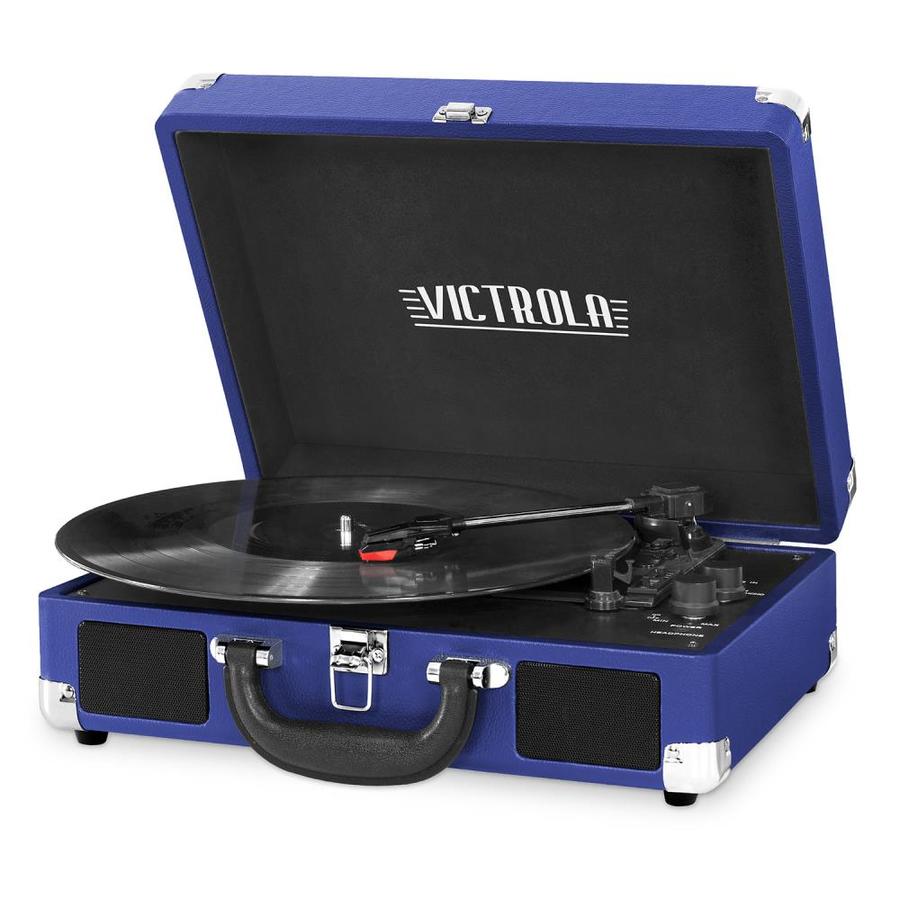Victrola Blue Turntable (Record Player) in the Turntables & Accessories