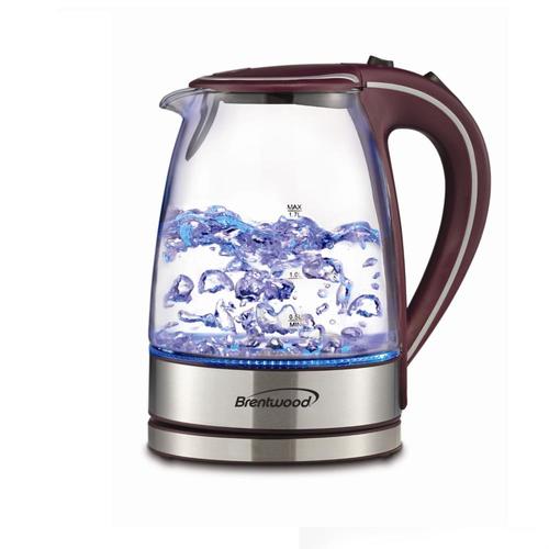 brentwood Purple 7Cup Cordless Electric Kettle in the Water Boilers