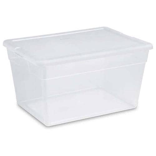 Sterilite Corporation 8-Pack Sterilite 14-Gallon (56-Quart) Clear Tote ...