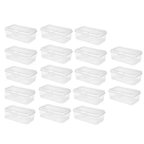 Sterilite Corporation 18-Pack Sterilite 0.5-Gallon (2-Quart) Clear Tote ...