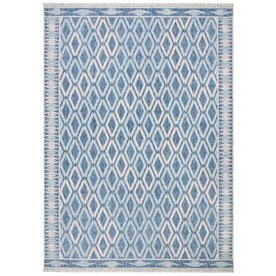 Courtyard 9 Ft X 12 Navy Gray Rugs At Com