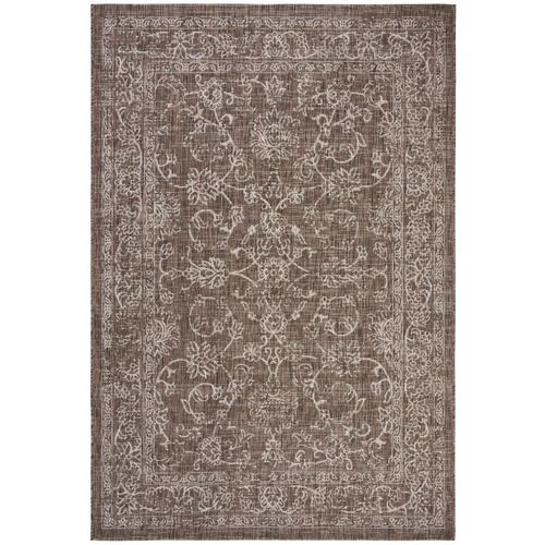 Safavieh Courtyard 4 Ft X 5 7 In Brown Ivory - 4 X 5 Foot Area Rugs Safavieh Courtyard 4 Ft X 5 7 In Brown Ivory - 4 X 5 Foot Area Rugs