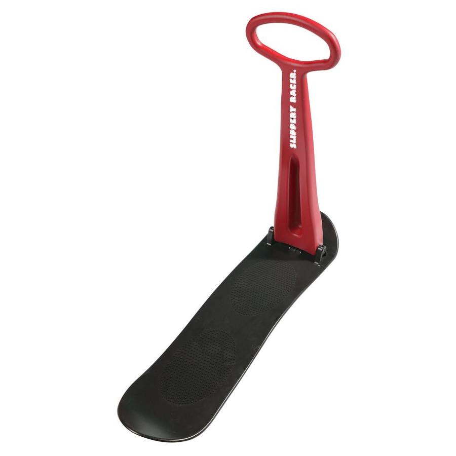 Slippery Racer 1Person Red Plastic Snow Sled in the Snow Sleds department at