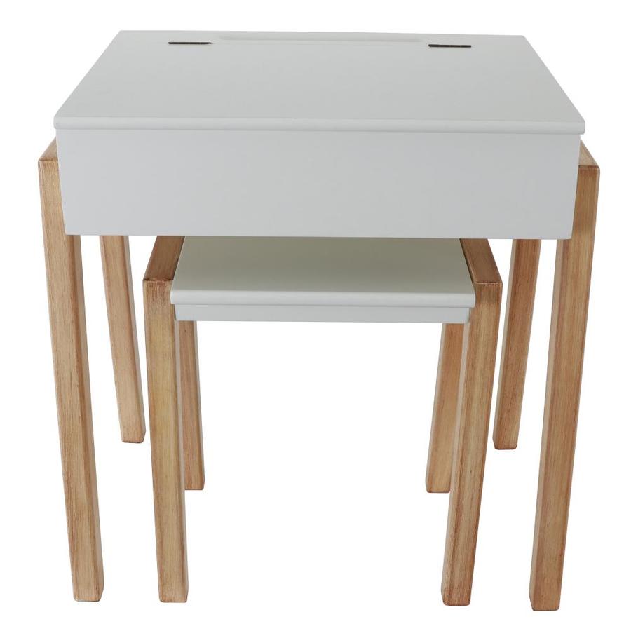 Decor Therapy Mid Century Modern Desk And Stool Combo At Lowes Com