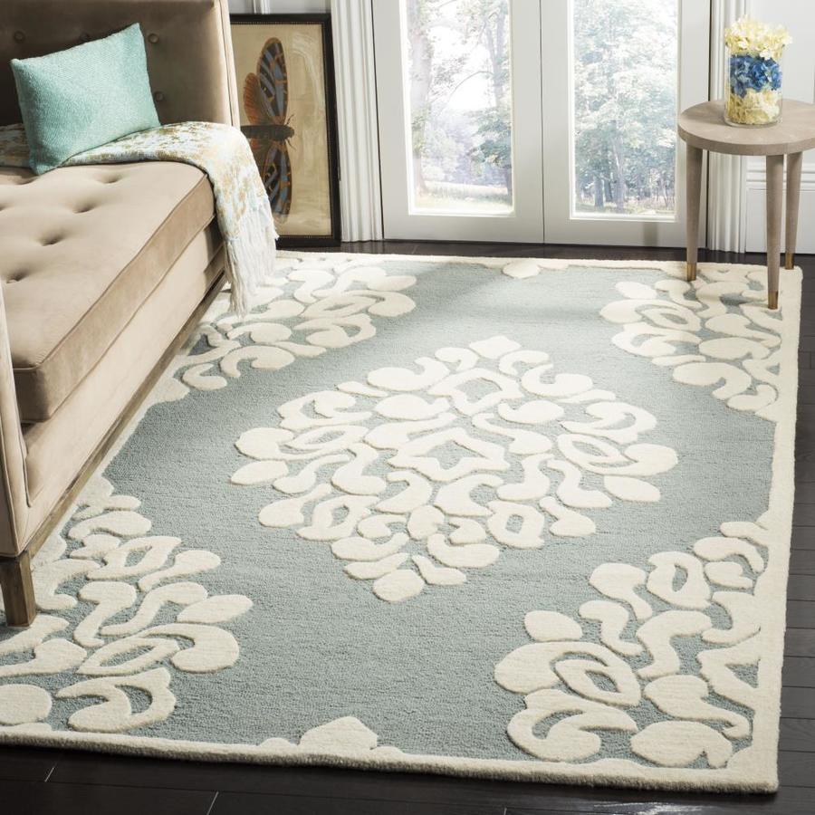 Martha Stewart Floret Damask 5 x 8 Arrowroot Damask Farmhouse/Cottage ...