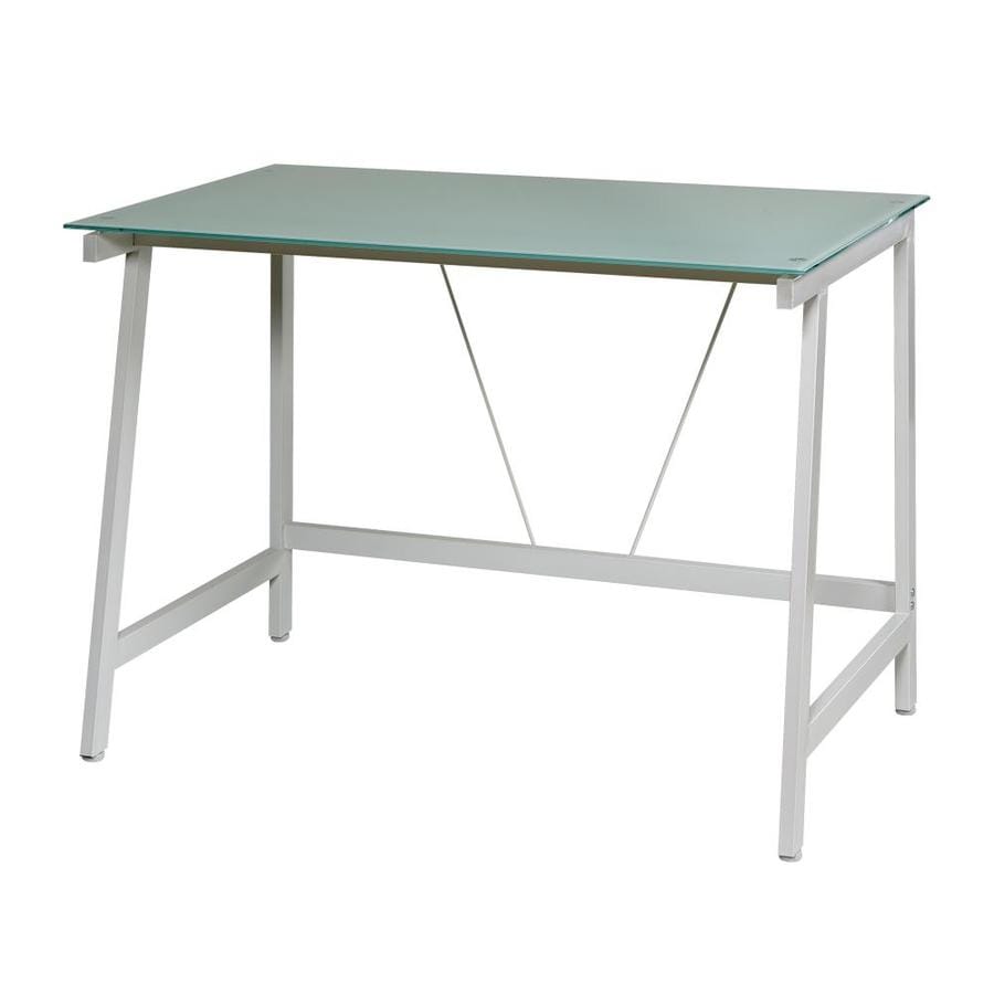 Onespace Contemporary Transitional Cool Blue Writing Desk At Lowes Com