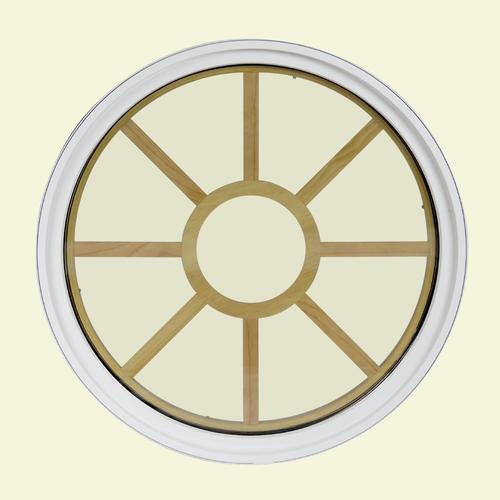 FrontLine Bldg. Products 36in x 36in Round New Construction White