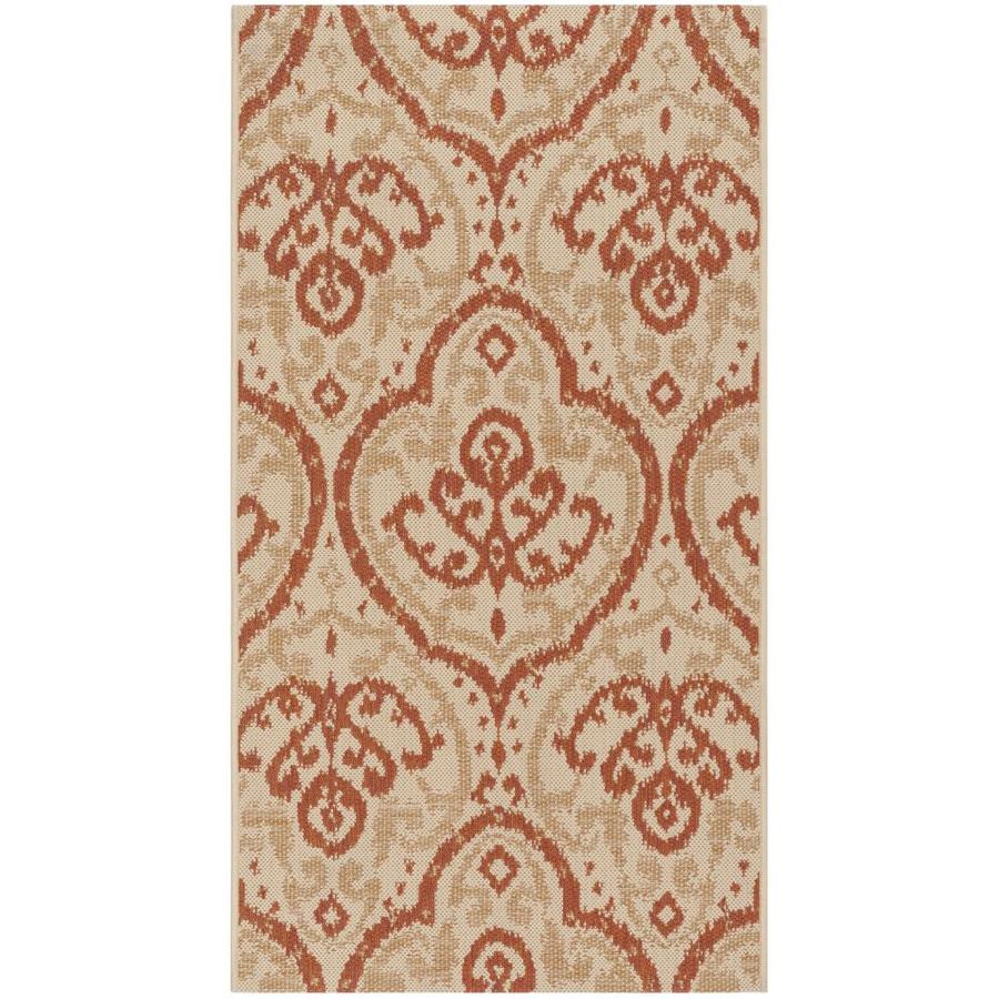 Martha Stewart Fairview 3 x 5 Beige/Terracotta Indoor Abstract ...