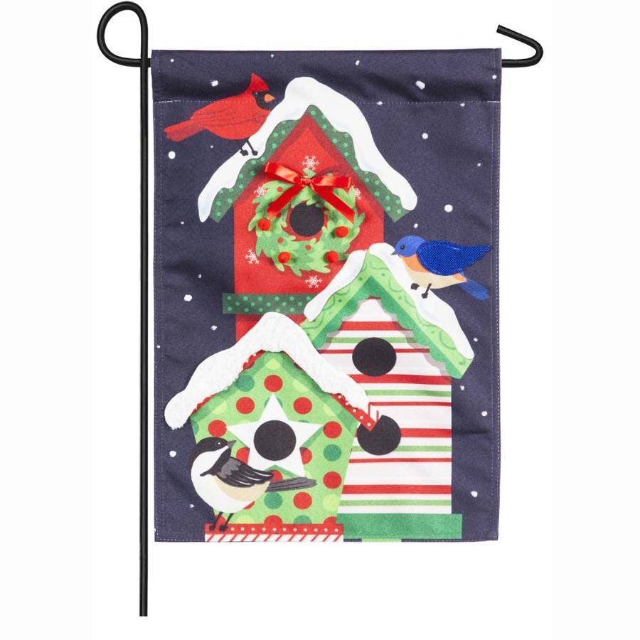 Evergreen 1.04ft W x 1.5ft H Christmas Garden Flag in the Decorative
