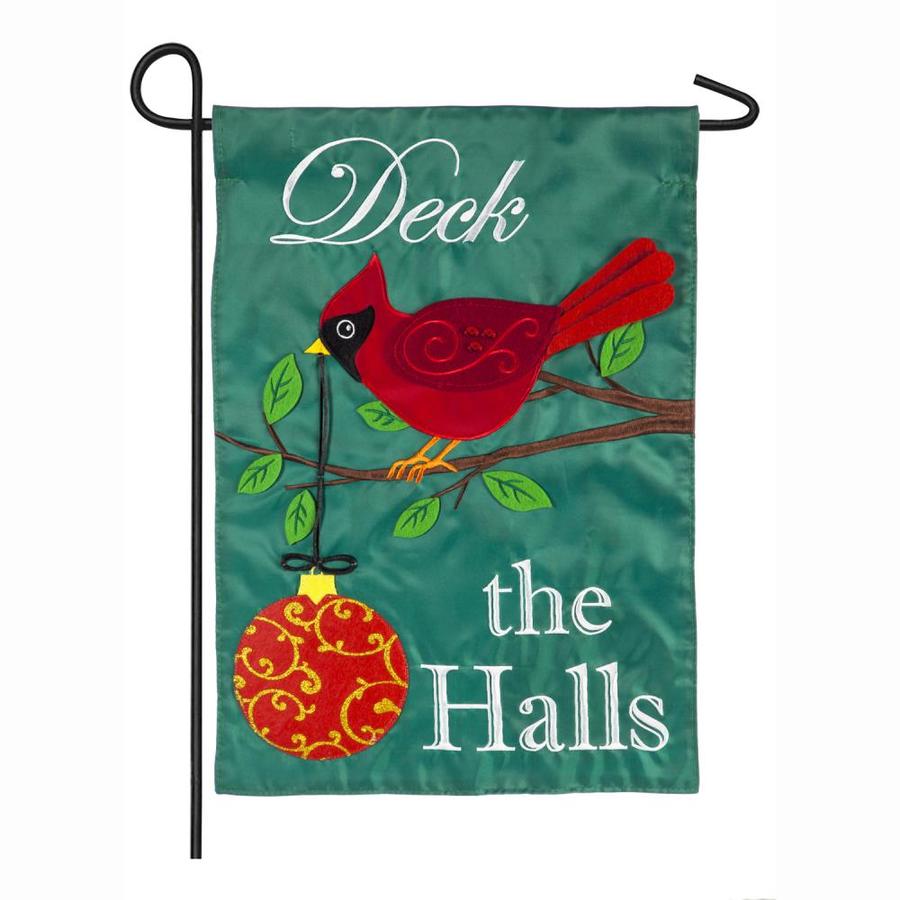 Evergreen 1.04ft W x 1.5ft H Christmas Garden Flag in the Decorative