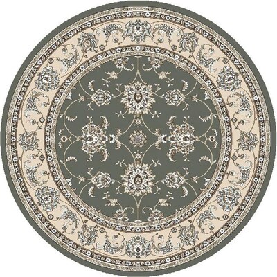 Radici USA Pisa 5 x Light Green Round Indoor Floral/Botanical Oriental Area Rug Radici USA Pisa 5 x Light Green Round Indoor Floral/Botanical Oriental Area Rug