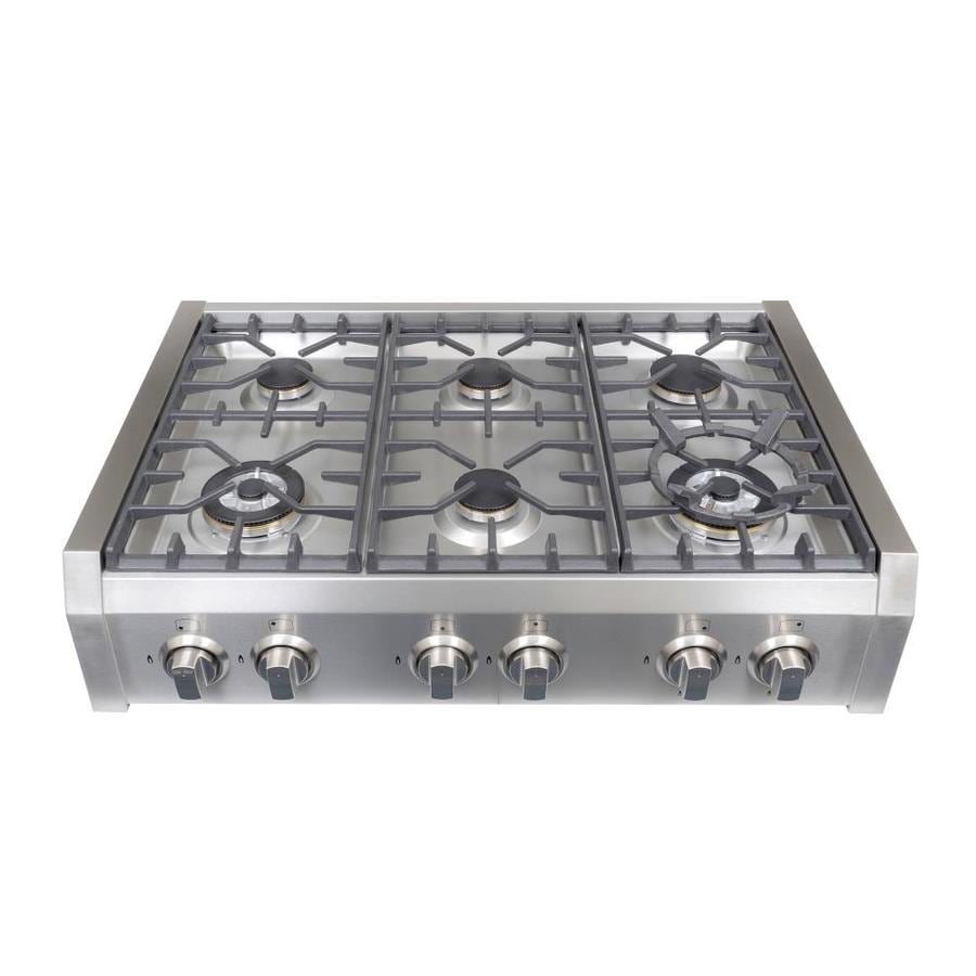 Cosmo Gas Cooktop Stainless Steel Common 36 In Actual 35 4