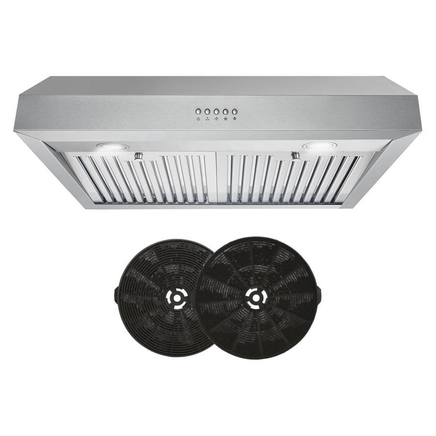 Cosmo 30 In Ductless Stainless Steel Undercabinet Range Hood