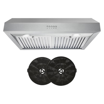 Cosmo 30 In Ductless Stainless Steel Undercabinet Range Hood