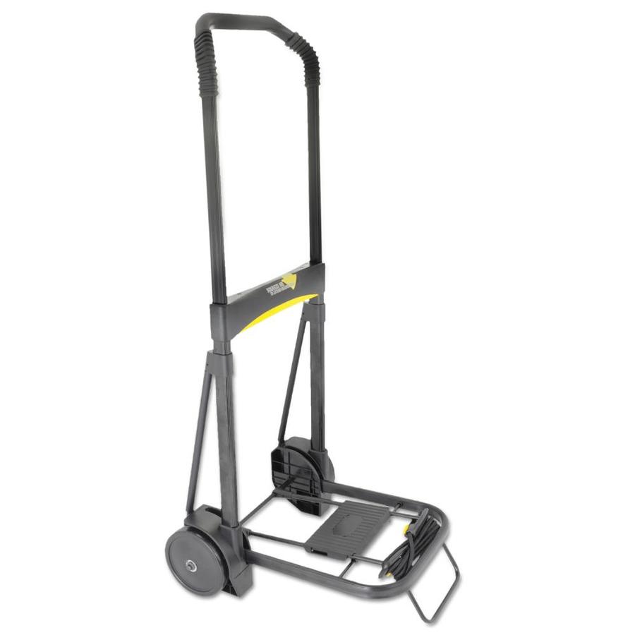 Kantek 250lb 2Wheel Black Steel Folding Hand Truck in the Hand Trucks