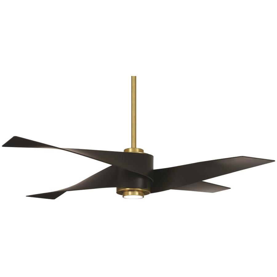 Minka Aire Artemis Iv 64 In Brass Led Indoor Ceiling Fan With