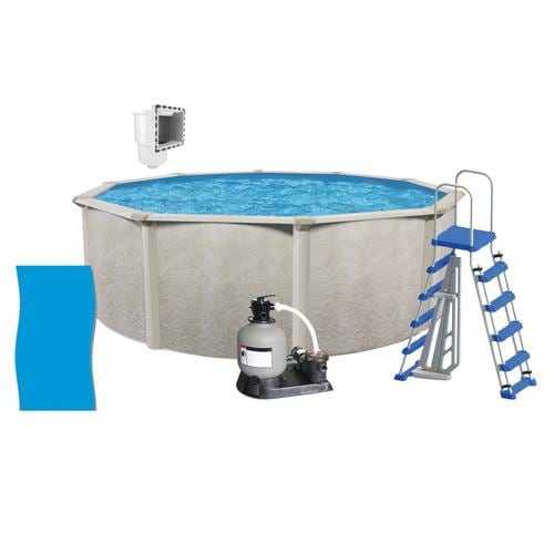 Cornelius 24-ft x 24-ft x 52-in Round Above-Ground Pool at Lowes.com
