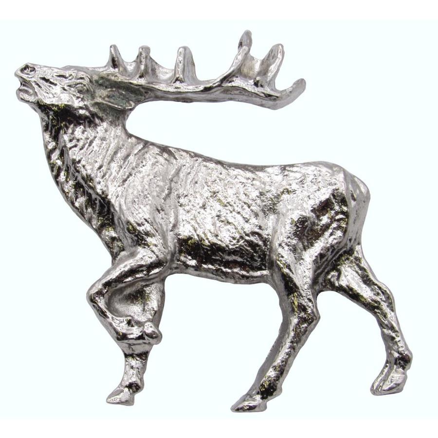 Buck Snort Lodge Products Wildlife Nickel Novelty Rustic Cabinet