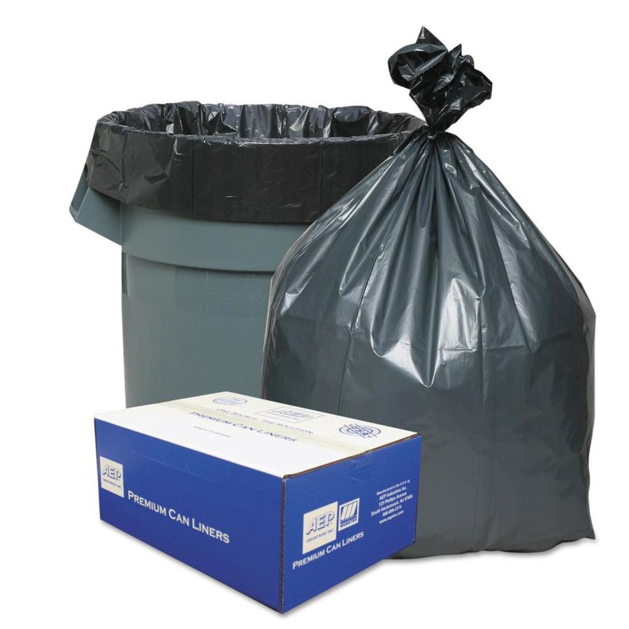 Platinum Plus 50Pack 60Gallon Gray Plastic Can Trash Bag in the Trash