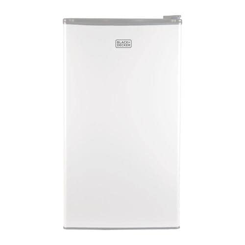 BLACK+DECKER 3.2cu ft Freestanding Mini Fridge Freezer Compartment (White) in the Mini Fridges