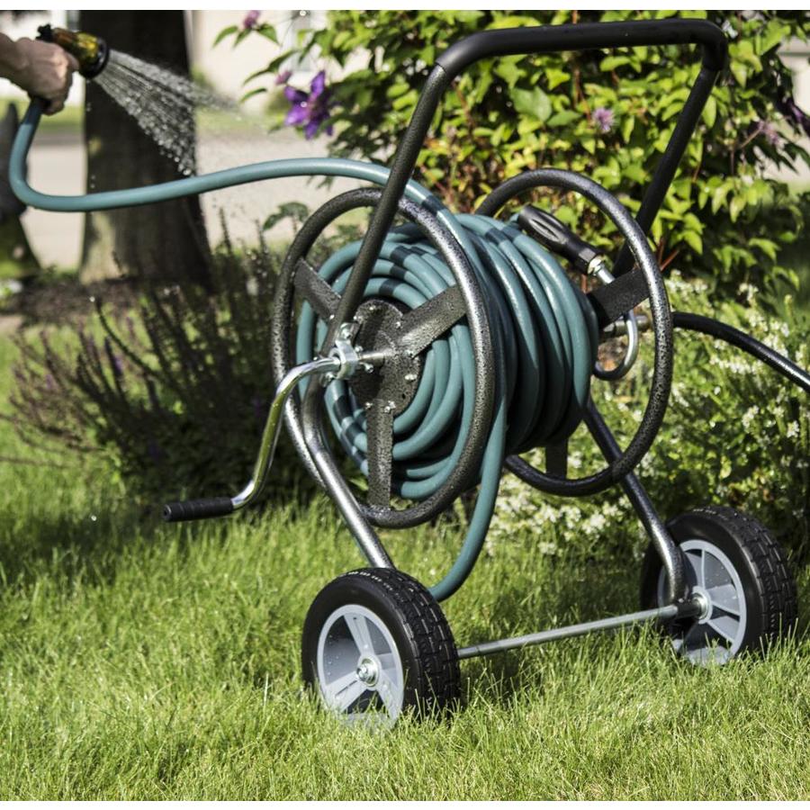 Backyard Expressions Backyard Expressions Two Wheel Hose Reel Cart- 200 ...