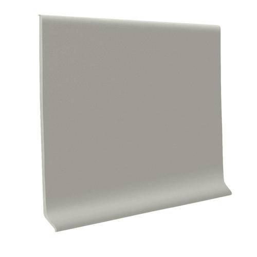 FLEXCO 30Pack 6in W x4ft L Light Gray Vinyl Wall Base in the Wall