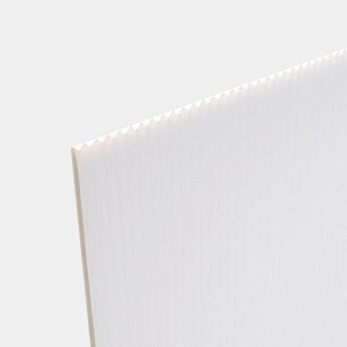 Coroplast Plastic Cardboard 0.157in T x 24in W x 18in L White