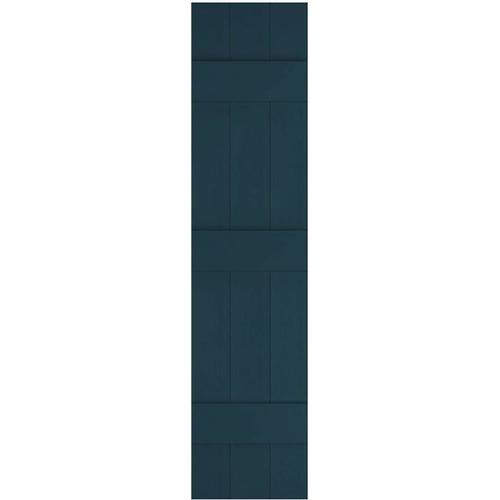 Ekena Millwork Midnight Blue Board And Batten Vinyl Exterior