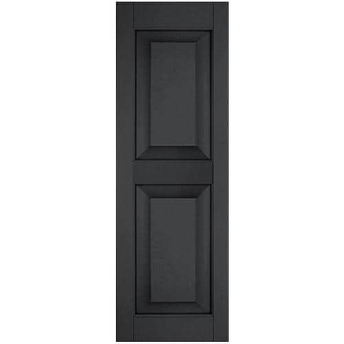 Unfinished Per Pair 12W x 29H Ekena Millwork RWR12X029UNP Exterior Real Wood Pine Raised Panel Shutters