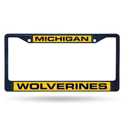 Rico Industries Michigan Wolverines License Plate Frame in the Exterior