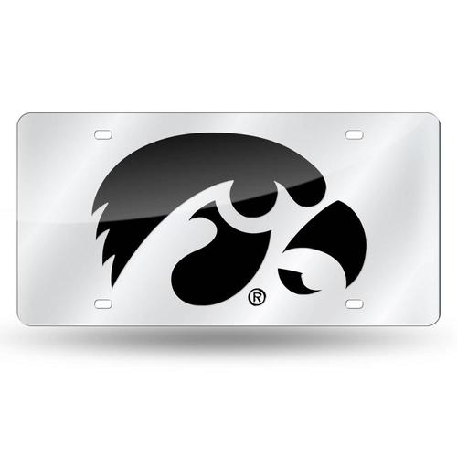 Rico Industries Iowa Hawkeyes License Plate in the Exterior Car