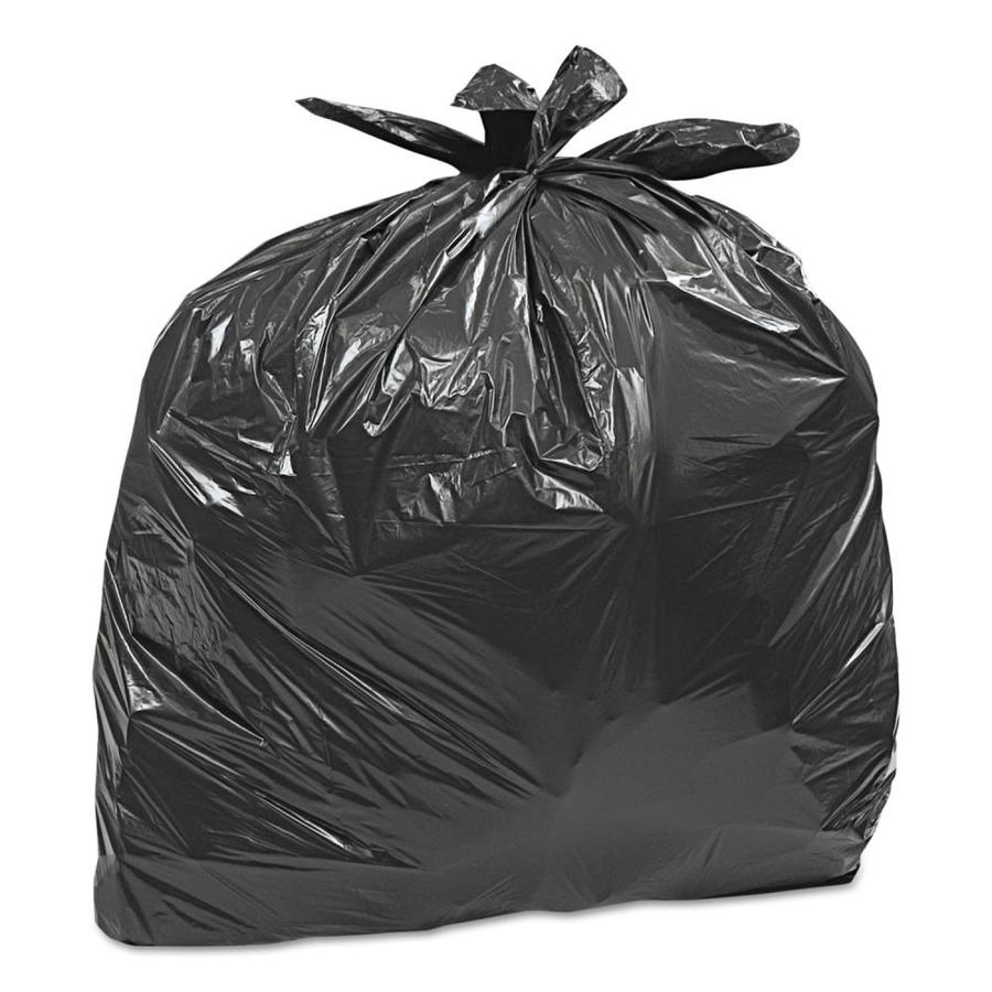 EARTHSENSE 300-Pack 33-Gallon Black Plastic Can Trash-Bag in the Trash ...