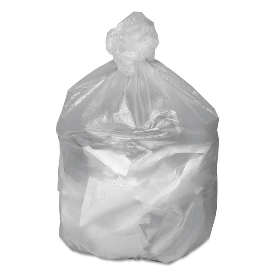 Good 'n Tuff 1000-Pack 16-Gallon Clear Plastic Can Trash Bag in the ...