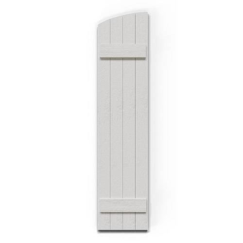 Ekena Millwork 2Pack OffWhite Board and batten Composite Exterior