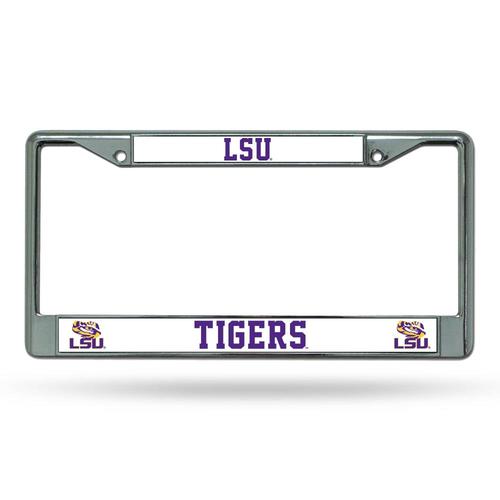 Rico Industries Lsu Tigers License Plate Frame in the Exterior Car ...