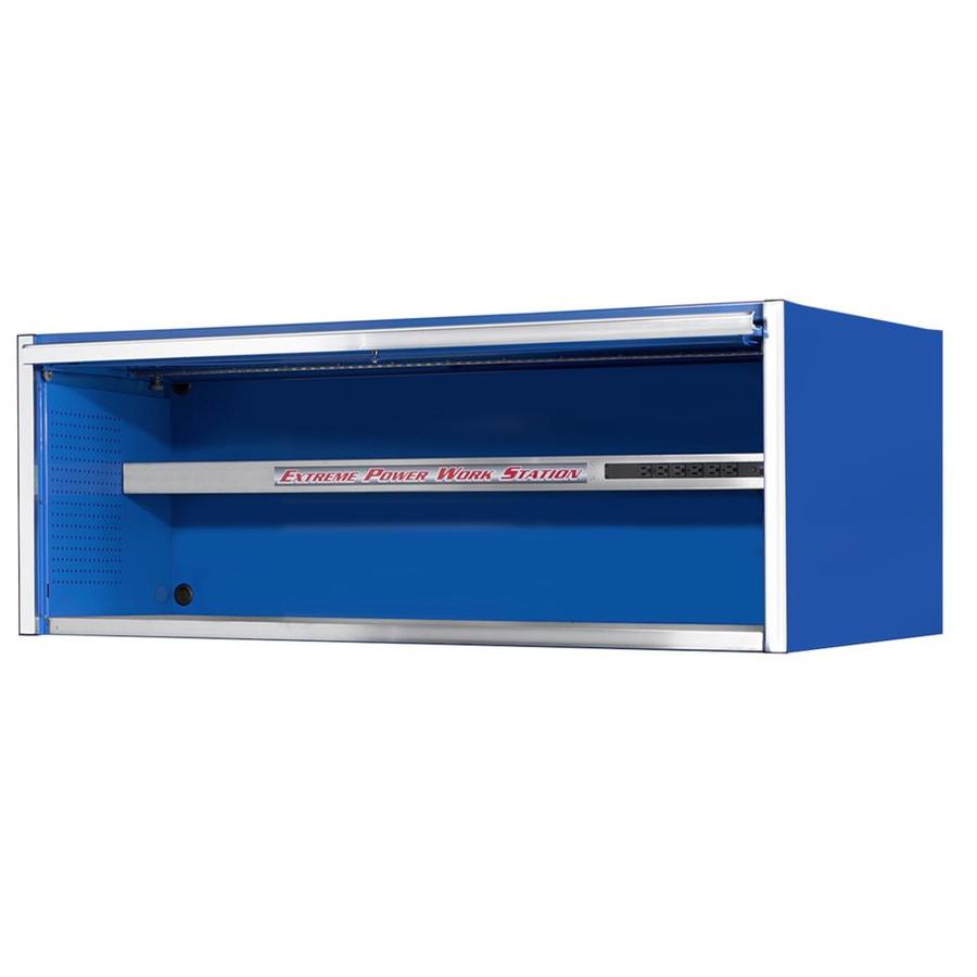 Extreme Tools EX Professional Series 72 In. Fully-Assembled Extreme Power Workstation&#174; Hutch, Blue