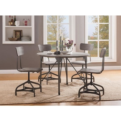 Benzara Set Of 2 Modern Gray Accent Chair At Lowes Com
